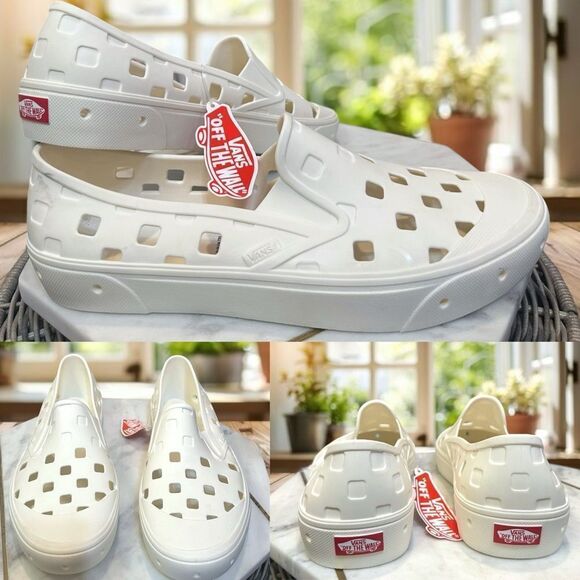🔥NEW 🔥 VANS TRK Slip On Rubber Water Shoes Size 13 - Picture 1 of 12